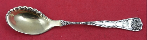 Sorbet Spoon GW  ruffled  5 1/8